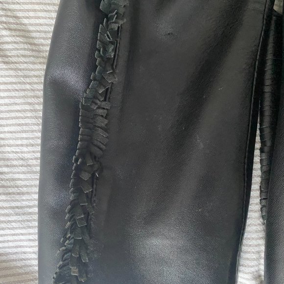 Vintage Leather Jacket black size Medium - Picture 3 of 3